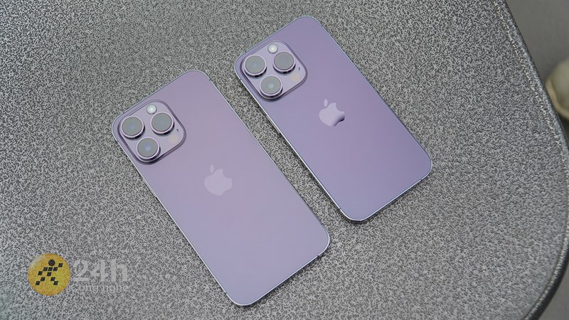 Phiên bản màu tím hiện là mẫu máy bán chạy nhất của iPhone 14 Pro, iPhone 14 Pro Max