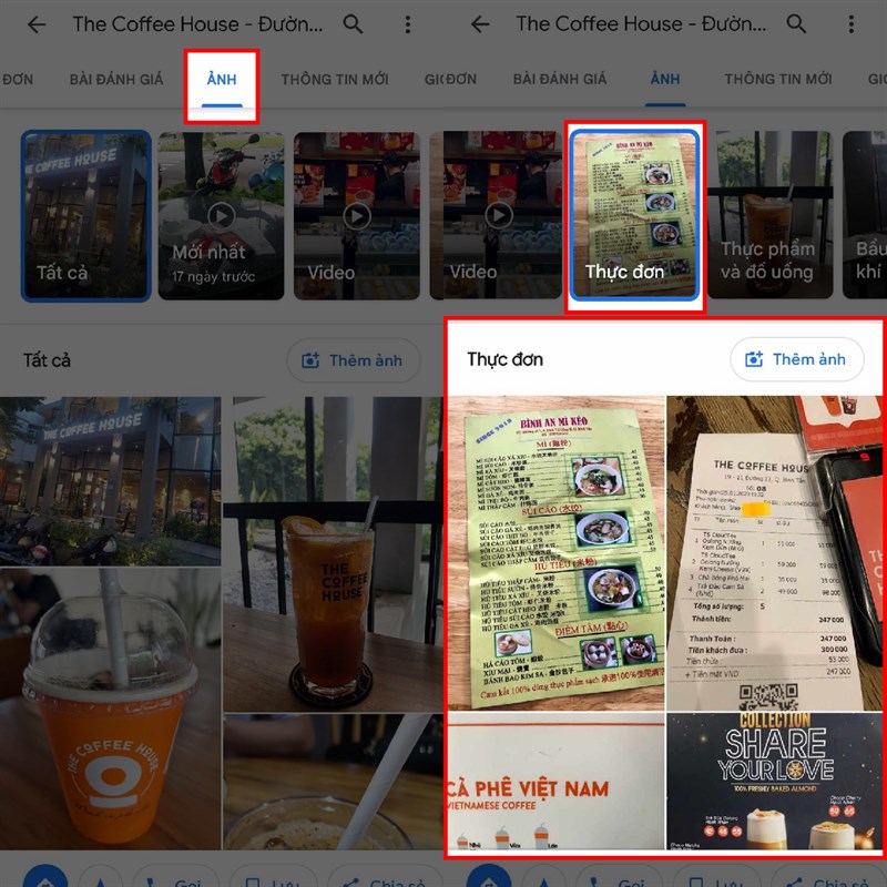 Cách xem thực đơn quán ăn trên Google Maps Cách xem thực đơn quán ăn trên Google Maps