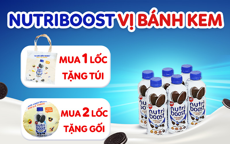 NUTRIBOOST ra mắt hương vị bánh quy kem mới, bạn đã thử?