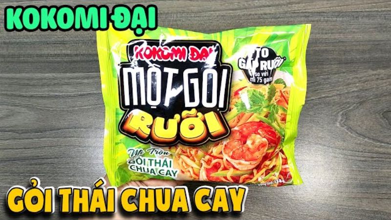 Kokomi đại mì trộn gỏi thái chua cay có gì đặc biệt?