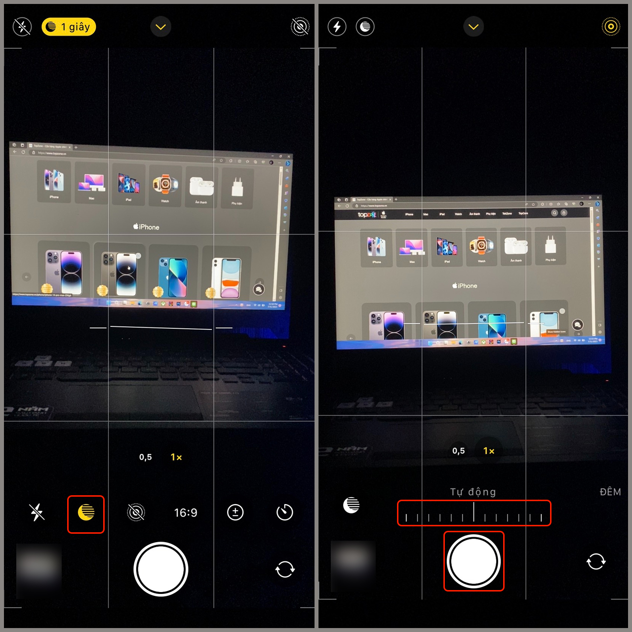 Cách chụp Night Mode trên iPhone
