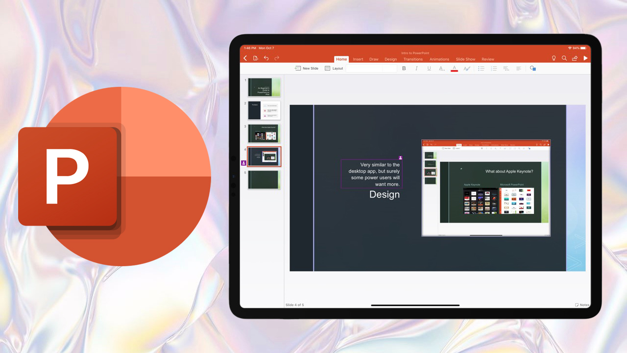 Cách dùng PowerPoint trên iPad, giúp bạn soạn thảo slide thuyết trình vô cùng nhanh và tiện lợi