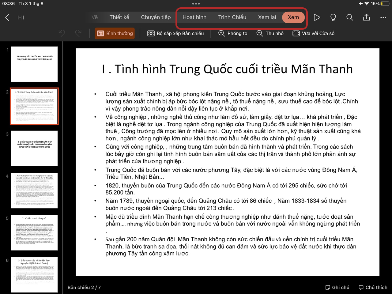 Cách dùng PowerPoint trên iPad