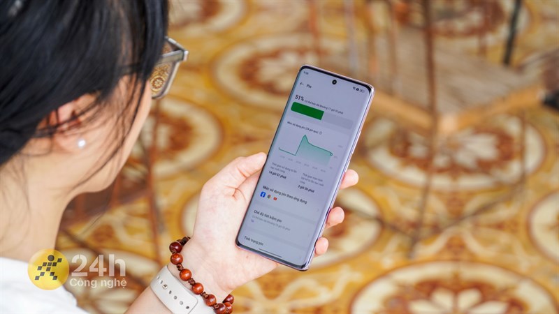 OPPO Reno10 Pro có khả năng tiết kiệm điện năng tiêu thụ tốt OPPO Reno10 Pro có khả năng tiết kiệm điện năng tiêu thụ tốt