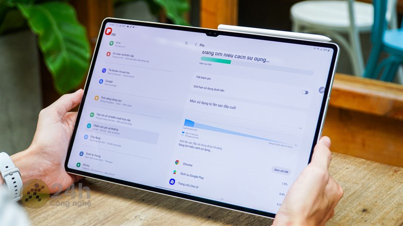 Dung lượng Pin khá 'trâu' của Samsung Galaxy Tab S9 Ultra