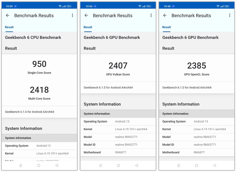 Điểm hiệu năng của realme 11 Pro 5G được chấm bởi Geekbench 6 Điểm hiệu năng của realme 11 Pro 5G được chấm bởi Geekbench 6