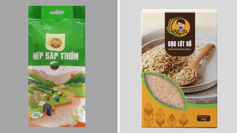 Các loại gạo Ông Cụ