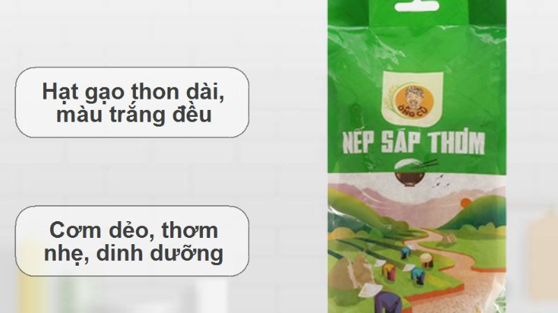 Gạo nếp sáp thơm Ông Cụ