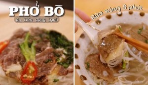 Độc lạ món phở bò ăn liền đông lạnh lần đầu xuất hiện tại Việt Nam