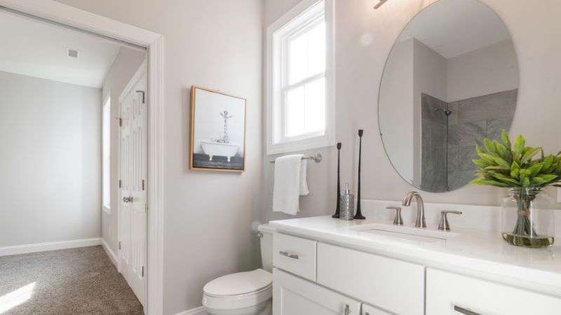 Ways to overcome the lack of a window in the bathroom
