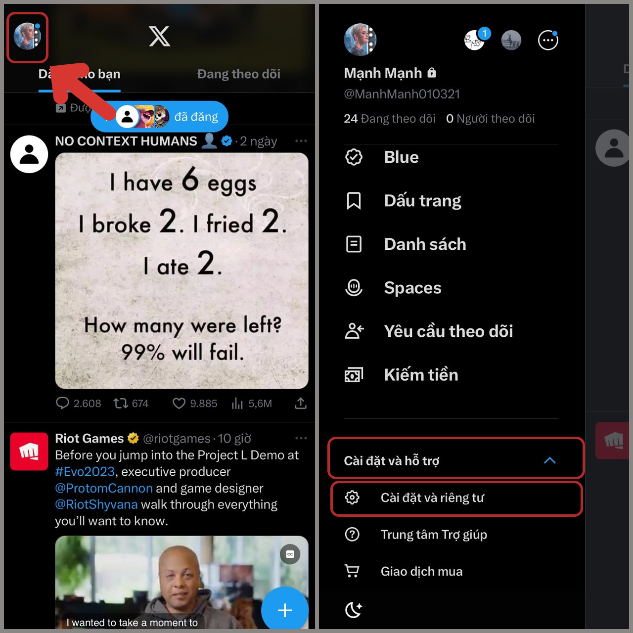 Cách xóa tài khoản Twitter