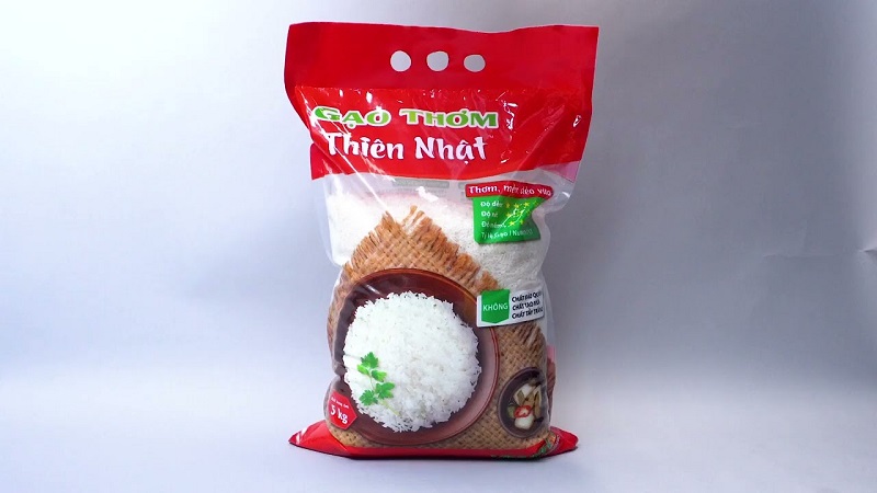 Gạo thơm Thiên Nhật túi 5kg Gạo thơm Thiên Nhật túi 5kg