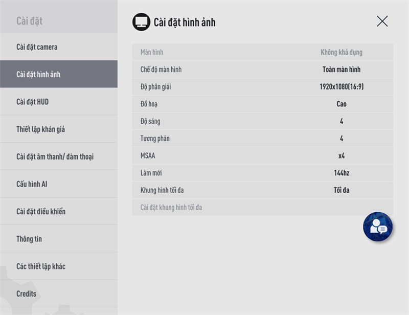 Thiết lập đồ họa FiFa Online 4 mà mình áp dụng trên ASUS TUF F15 FX507ZU4 Thiết lập đồ họa FiFa Online 4 mà mình áp dụng trên ASUS TUF F15 FX507ZU4
