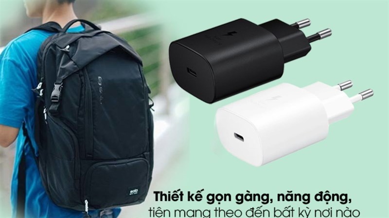 Adapter Sạc Type C PD 25W Samsung EP-TA800NW Trắng Adapter Sạc Type C PD 25W Samsung EP-TA800NW Trắng