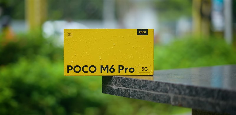 Hộp đựng POCO M6 Pro 5G được thiết kế quen thuộc Hộp đựng POCO M6 Pro 5G được thiết kế quen thuộc