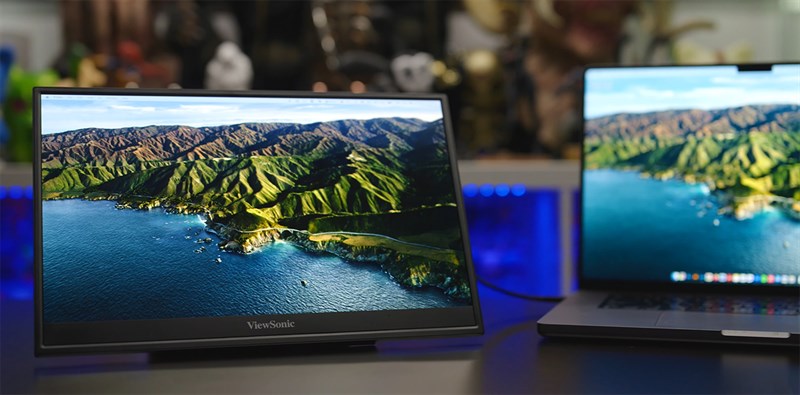 Màn hình ViewSonic VP16-OLED sở hữu kích thước nhỏ gọn để bạn có thể mang đi bất cứ đâu