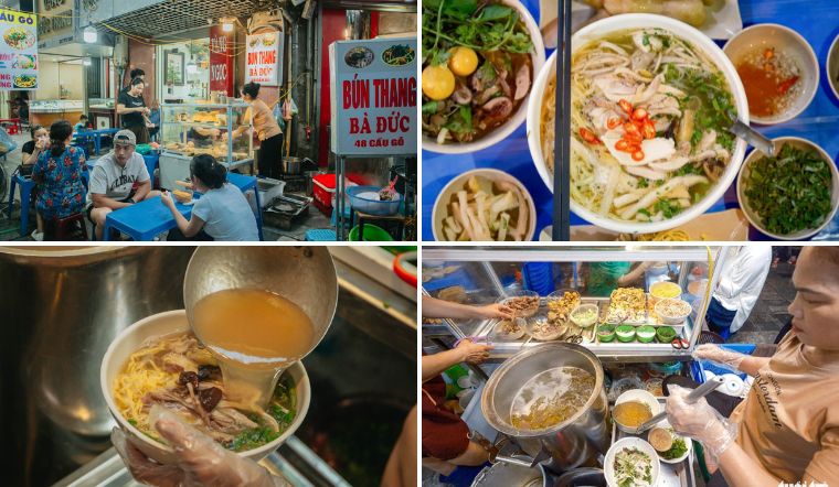 Ghé ăn bún thang trong khu phố cổ Hà Nội, chỉ bán chiều tối, 500 bát mỗi ngày