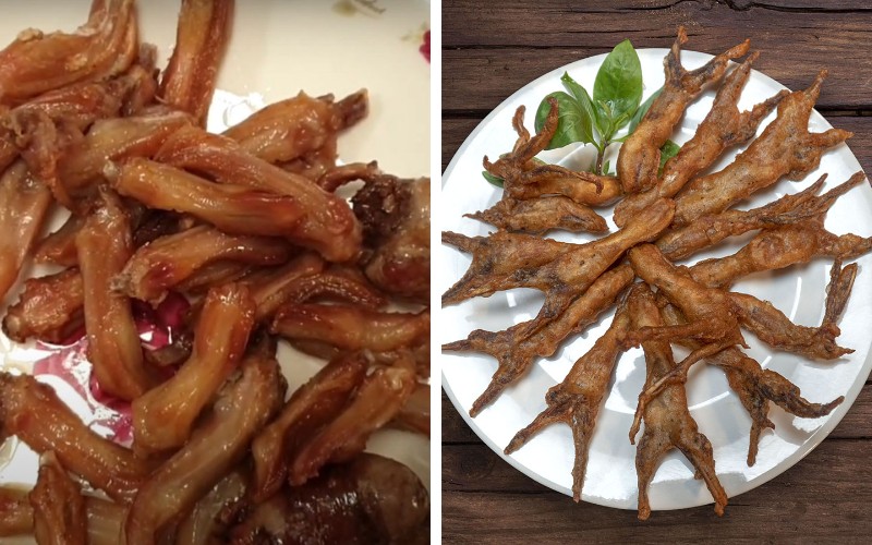 lưỡi vịt chiên giòn