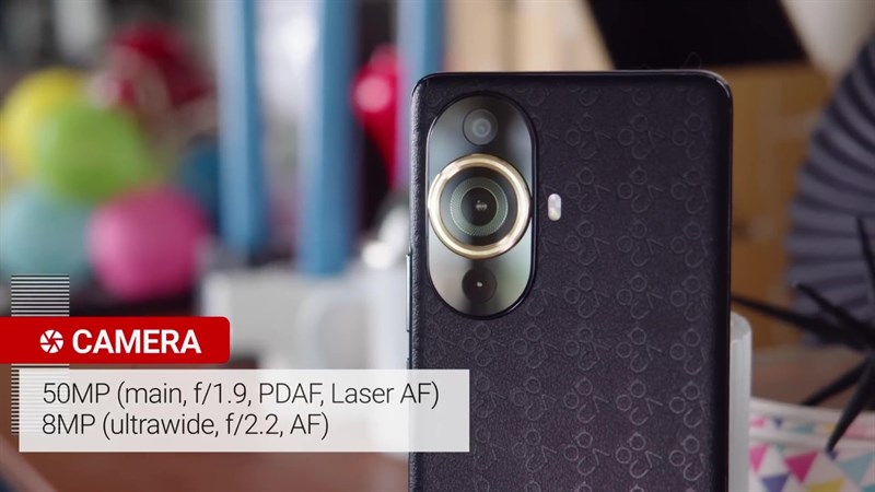 Ở phần mặt sau, camera chính của nova 11 Pro sử dụng cảm biến 50 MP với kích thước pixel là 1.0 µm.