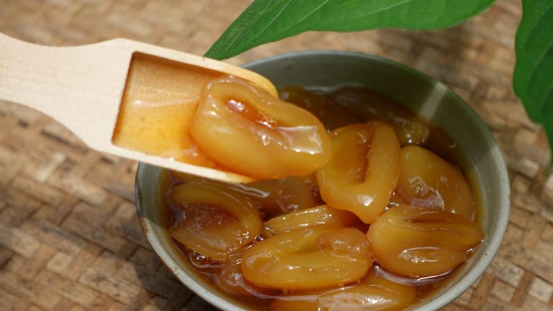 Dừa nước rim đường thốt nốt