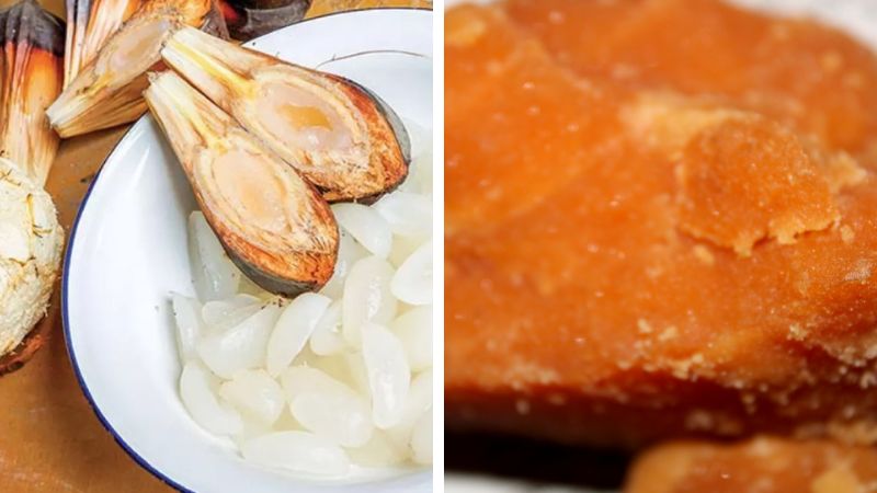 Nguyên liệu làm dừa nước rim đường thốt nốt