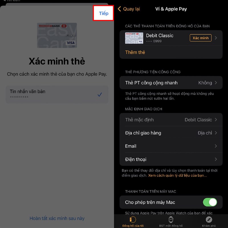Cách sử dụng Apple Pay trên Apple Watch Cách sử dụng Apple Pay trên Apple Watch
