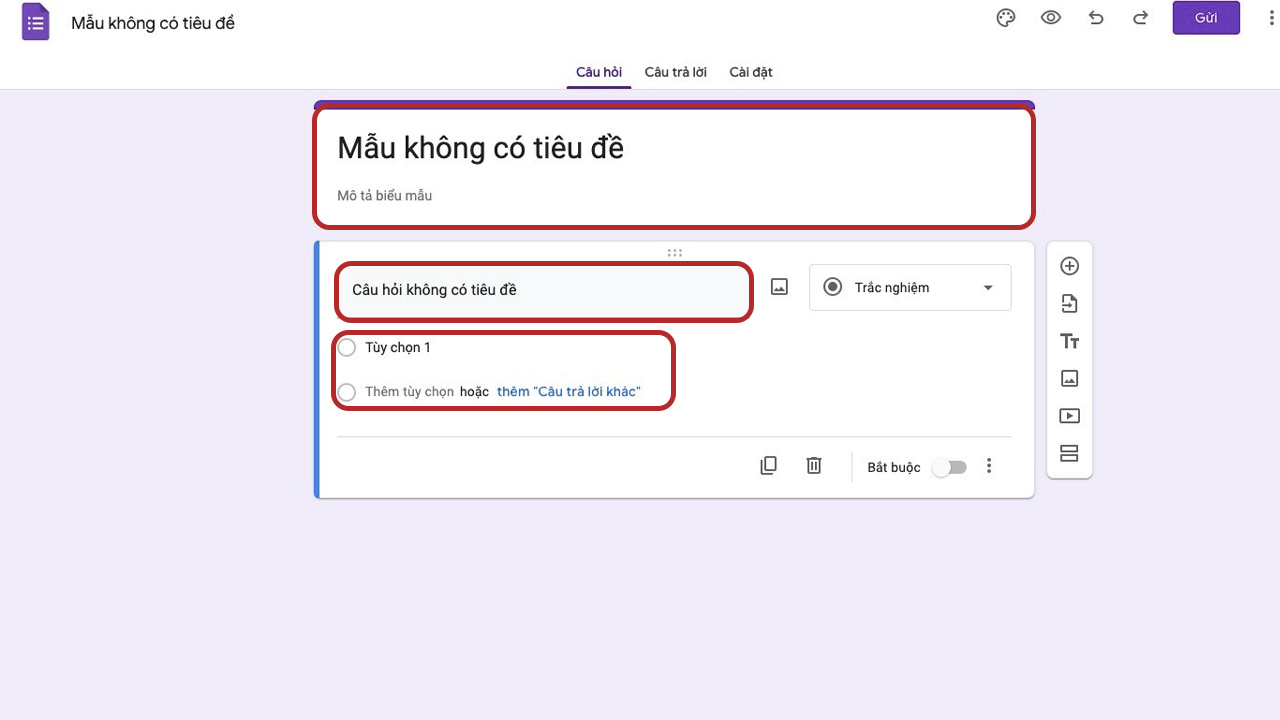 Cách tạo Google Form