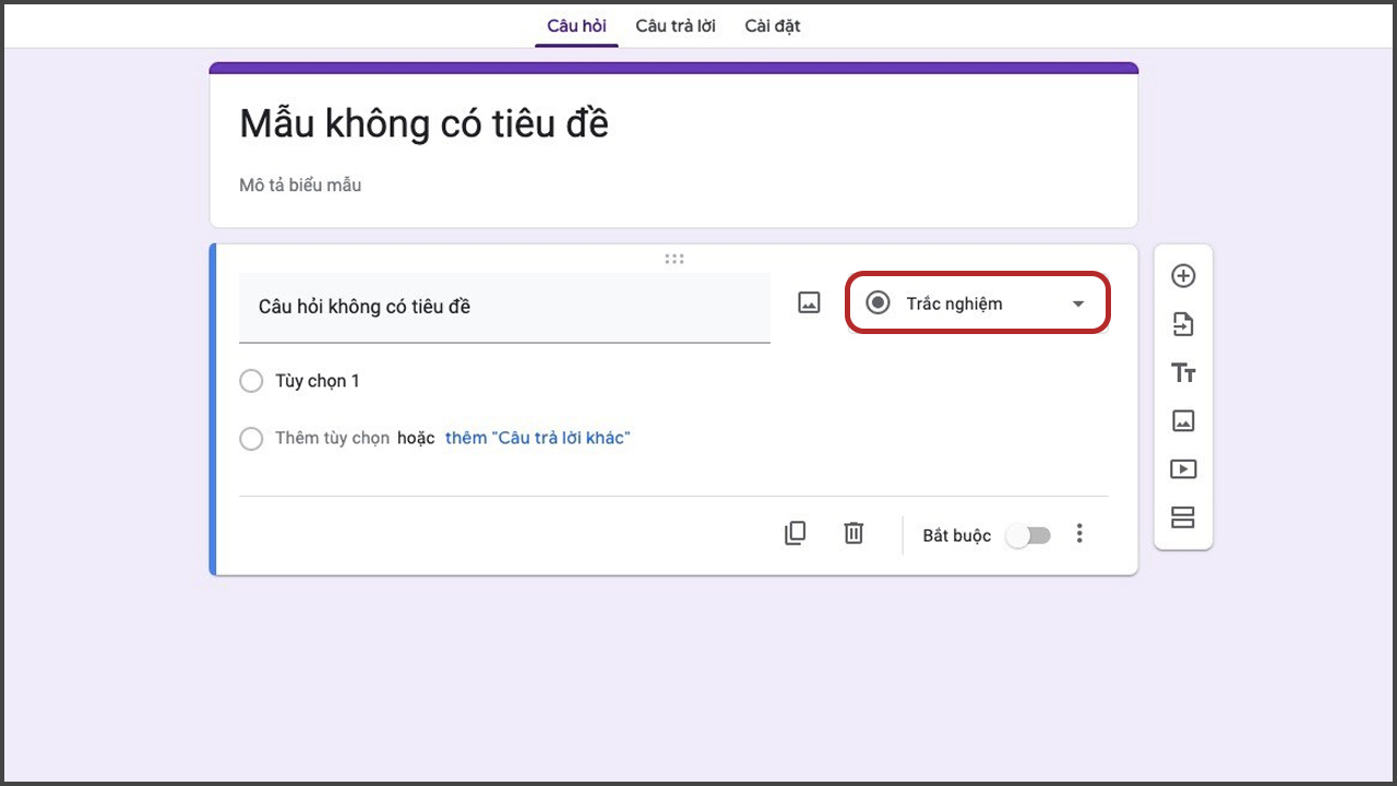 Cách tạo Google Form