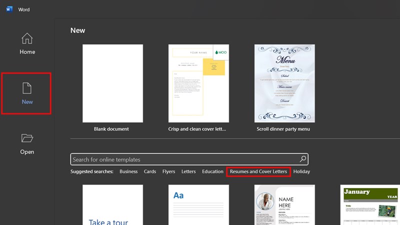 Cách tạo sơ yếu lý lịch bằng Microsoft Word
