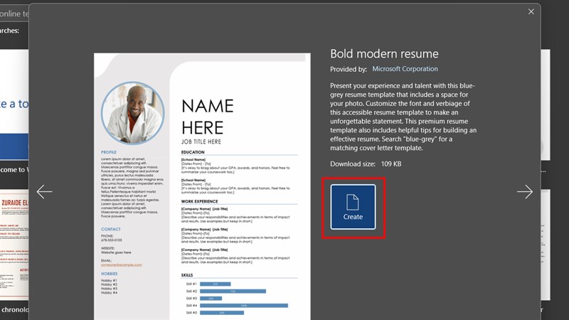 Cách tạo sơ yếu lý lịch bằng Microsoft Word