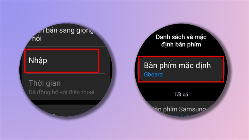 Cách đổi bàn phím trên Galaxy Watch6