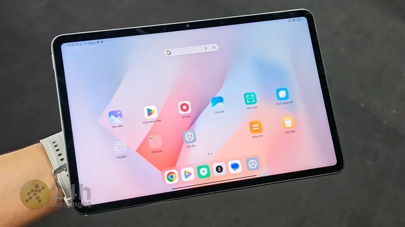 Xiaomi Pad 6 trang bị màn hình lớn và phần viền xung quanh dày đồng đều Xiaomi Pad 6 trang bị màn hình lớn và phần viền xung quanh dày đồng đều