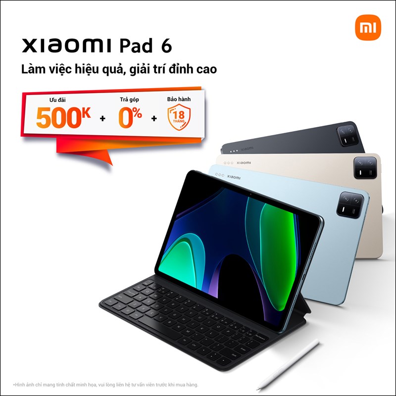 Từ ngày 11/8 đến 20/8, người dùng có thể tận hưởng ưu đãi hấp dẫn khi đặt mua XIaomi Pad 6