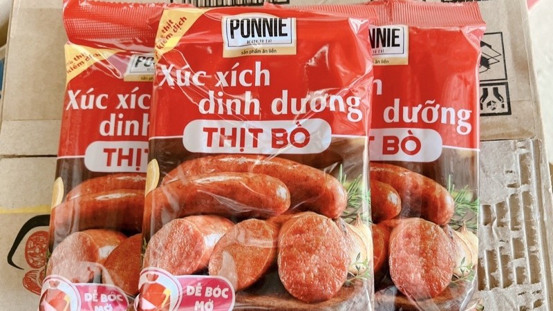 Xúc xích thịt bò Ponnie