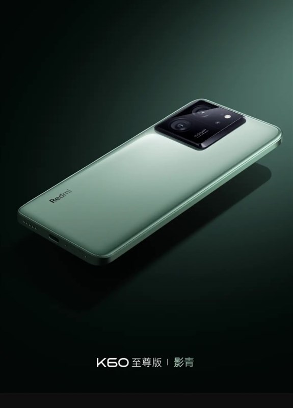 Tuỳ chọn màu Shadow Green trên Redmi K60 Ultra