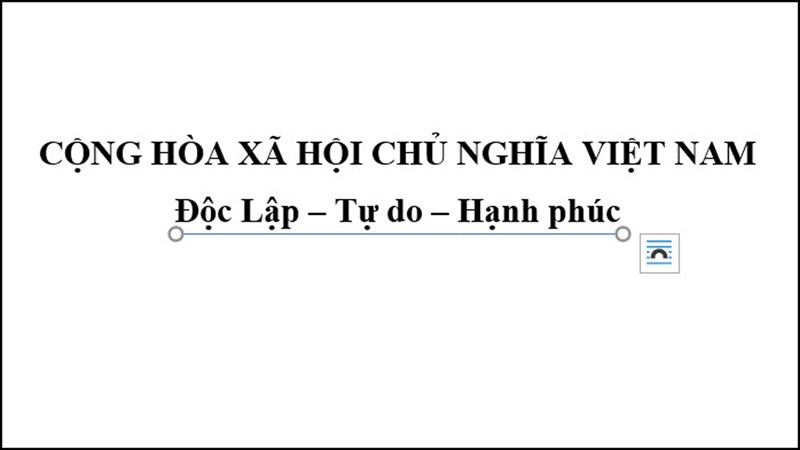 Cách gạch chân quốc hiệu trong Word Cách gạch chân quốc hiệu trong Word