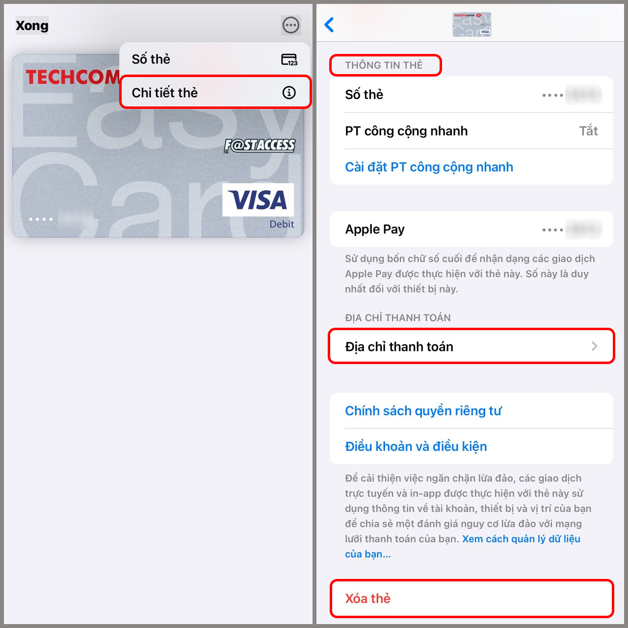 cách tắt Apple Pay