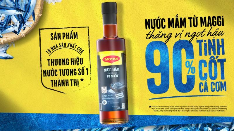 Nước mắm Maggi tự nhiên