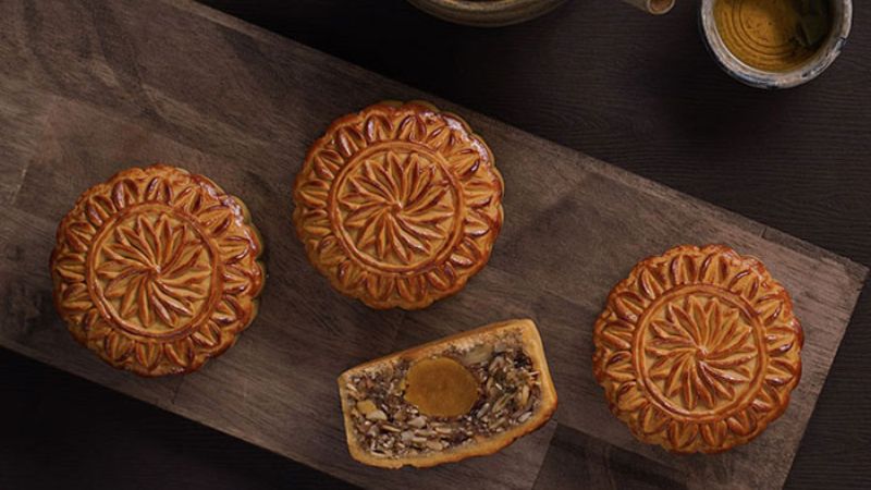 Bánh trung thu nhân mặn bào ngư vi cá 1 trứng Brodard Bánh trung thu nhân mặn bào ngư vi cá 1 trứng Brodard