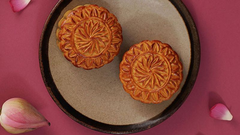 Bánh trung thu h ạt sen trà xanh chay Brodard