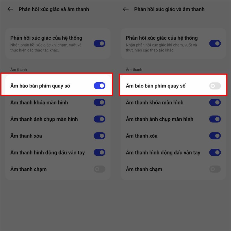 Cách tắt âm thanh quay bàn phím số trên OPPO Reno10 Pro 5G