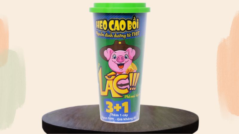 Heo cao bồi - lắc phô mai bắp bơ