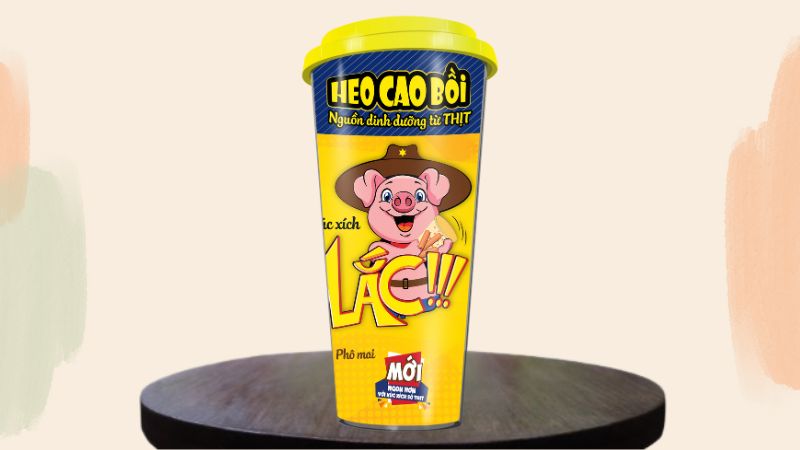 Heo cao bồi - xúc xích lắc phô mai