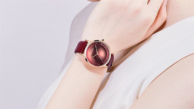 Nakzen 34 mm SL8332LRD-8:  Đồng hồ nữ mệnh Hỏa, nên sắm liền!