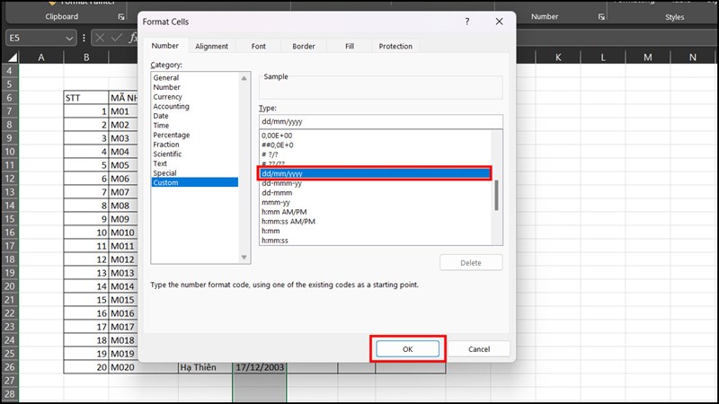 Cách tạo bảng chấm công trên Microsoft Excel