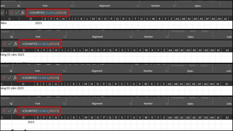 Cách tạo bảng chấm công trên Microsoft Excel