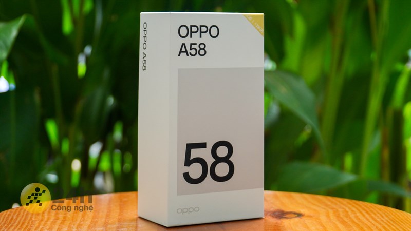Hộp đựng OPPO A58 vẫn được thiết kế theo kiểu theo phong cách quen thuộc Hộp đựng OPPO A58 vẫn được thiết kế theo kiểu theo phong cách quen thuộc
