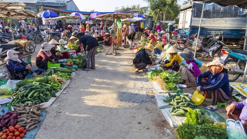 Chợ thị trấn Vĩnh Thạnh
