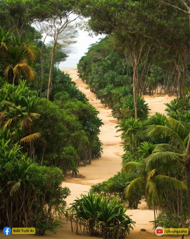 Tranh bản đồ Việt Nam được vẽ bằng AI