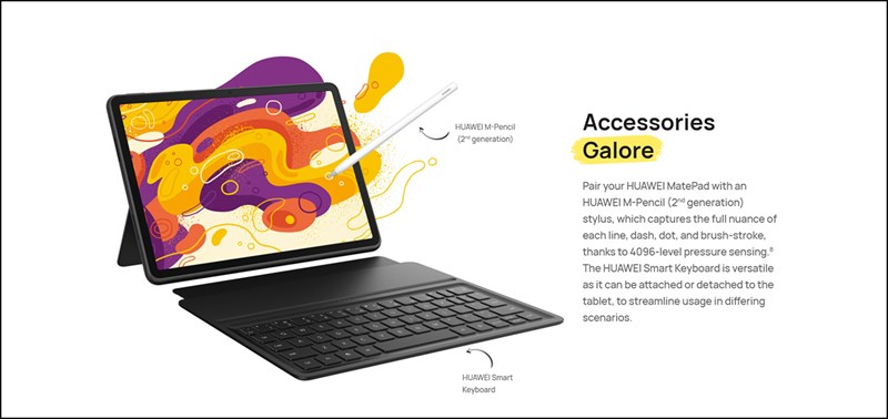 Huawei còn đem đến bút cảm ứng M-Pencil thứ 2 cho trải nghiệm viết, vẽ tốt nhất trên MatePad 11.5